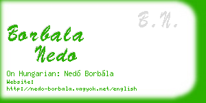 borbala nedo business card